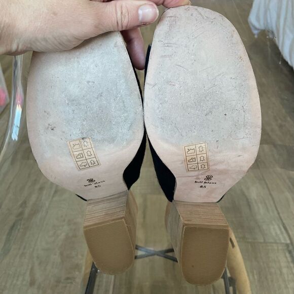 Bill Blass Niki Horse Hair mules  8.5 - Picture 7 of 11